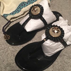 Black Jelly Thing Sandal Tory Burch